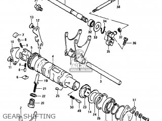 GEAR SHIFTING - XN85D 1983 (D) USA (E03)