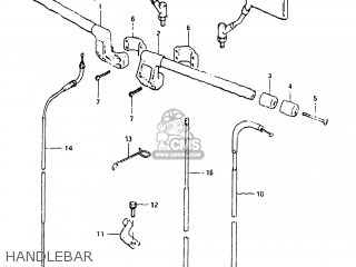 HANDLEBAR - XN85D 1983 (D) USA (E03)