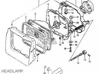 HEADLAMP - XN85D 1983 (D) USA (E03)