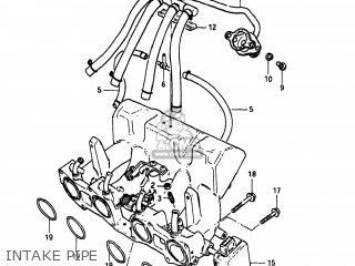INTAKE PIPE - XN85D 1983 (D) USA (E03)