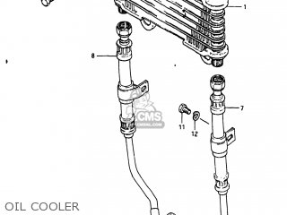 OIL COOLER - XN85D 1983 (D) USA (E03)