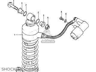 SHOCK ABSORBER - XN85D 1983 (D) USA (E03)