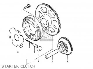 STARTER CLUTCH - XN85D 1983 (D) USA (E03)