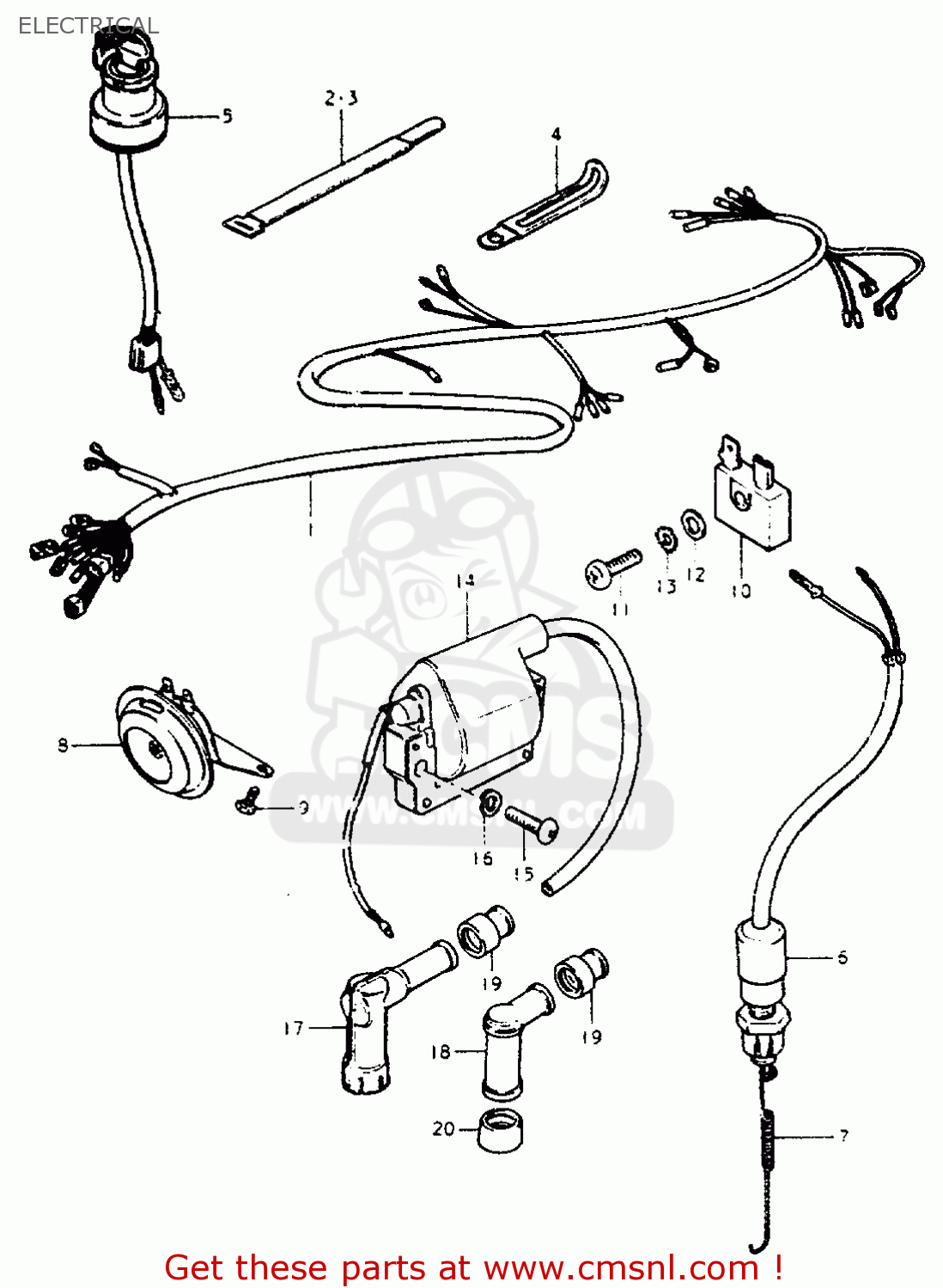 ELECTRICAL ZR50K 1981 (X) (E22)