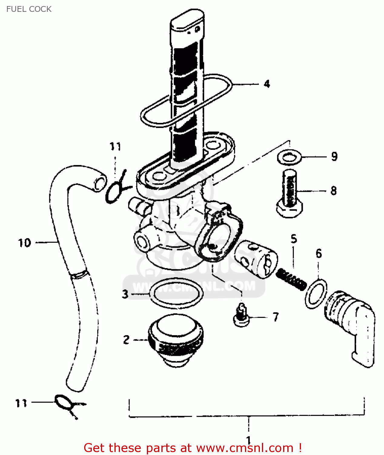 FUEL COCK ZR50K 1981 (X) (E22)