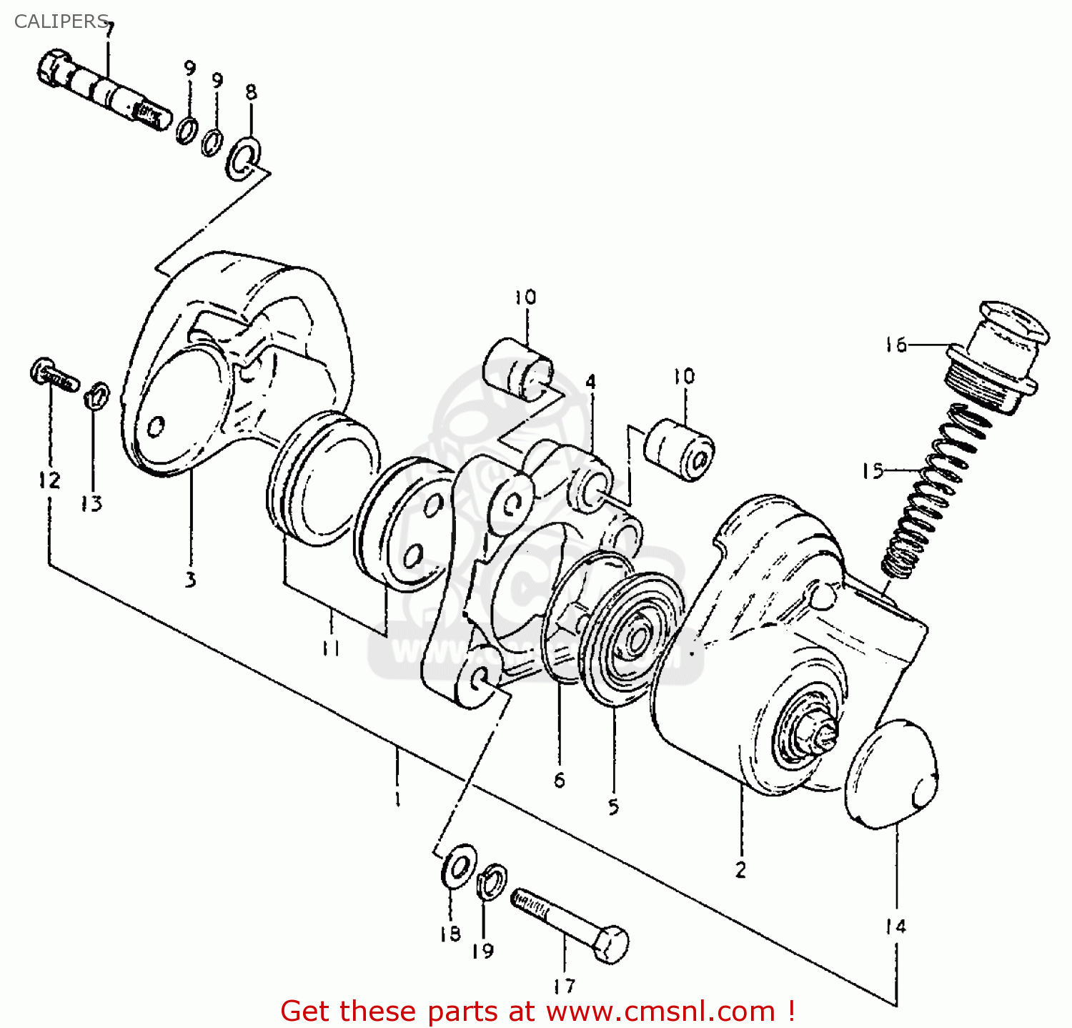 CALIPERS ZR50K 1981 (X) (E22)