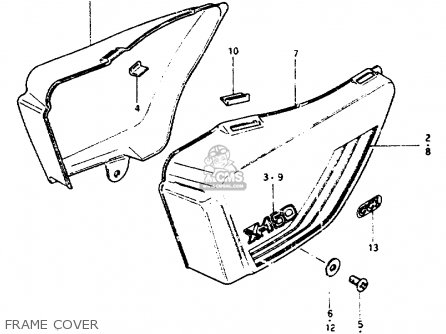 FRAME COVER - ZR50K 1981 (X) (E22)