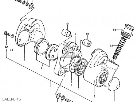 CALIPERS - ZR50K 1981 (X) (E22)