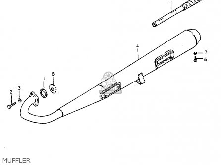 MUFFLER - ZR50K 1981 (X) (E22)
