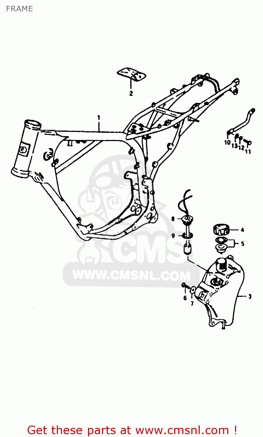 FRAME ZR50KE 1981 (N) (E02 E16 E41)