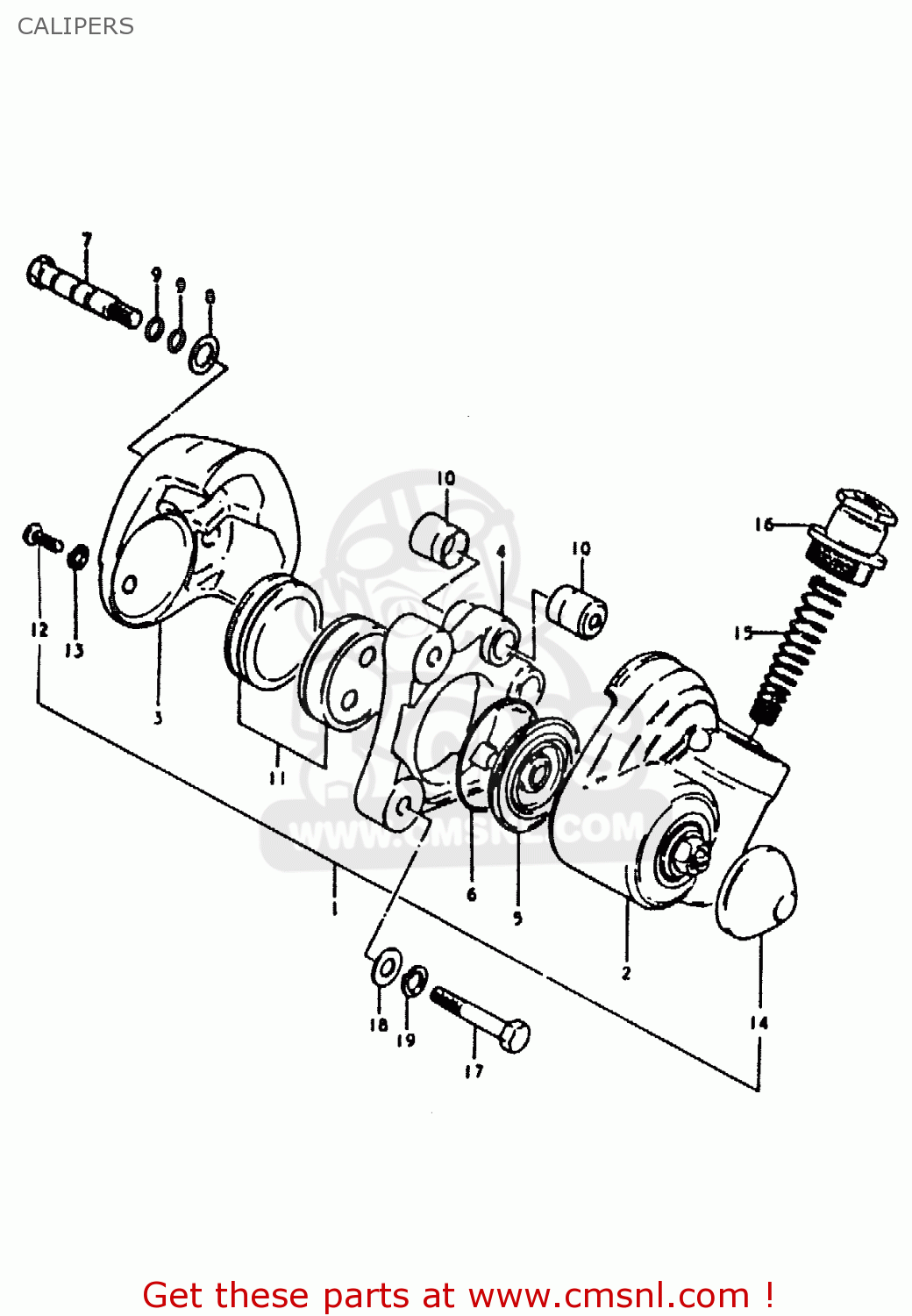 CALIPERS ZR50KE 1981 (N) (E02 E16 E41)