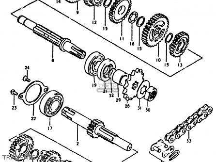 TRANSMISSION - ZR50KE 1981 (N) (E02 E16 E41)