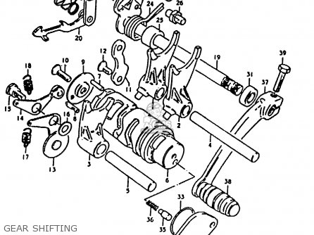 GEAR SHIFTING - ZR50KE 1981 (N) (E02 E16 E41)