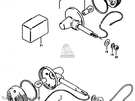 TURN SIGNAL LAMP - ZR50KE 1981 (N) (E02 E16 E41)
