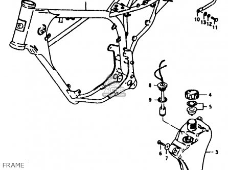 FRAME - ZR50KE 1981 (N) (E02 E16 E41)