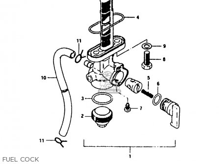 FUEL COCK - ZR50KE 1981 (N) (E02 E16 E41)