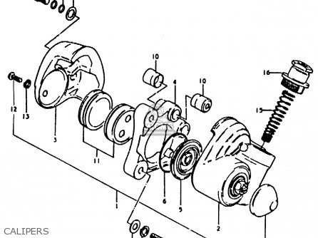 CALIPERS - ZR50KE 1981 (N) (E02 E16 E41)