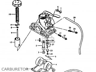 CARBURETOR - ZR50KE 1981 (N) (E02 E16 E41)