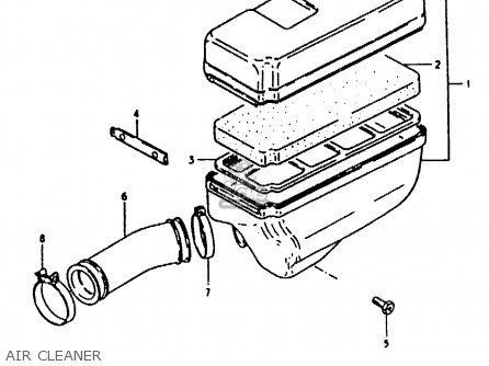 AIR CLEANER - ZR50KE 1981 (N) (E02 E16 E41)
