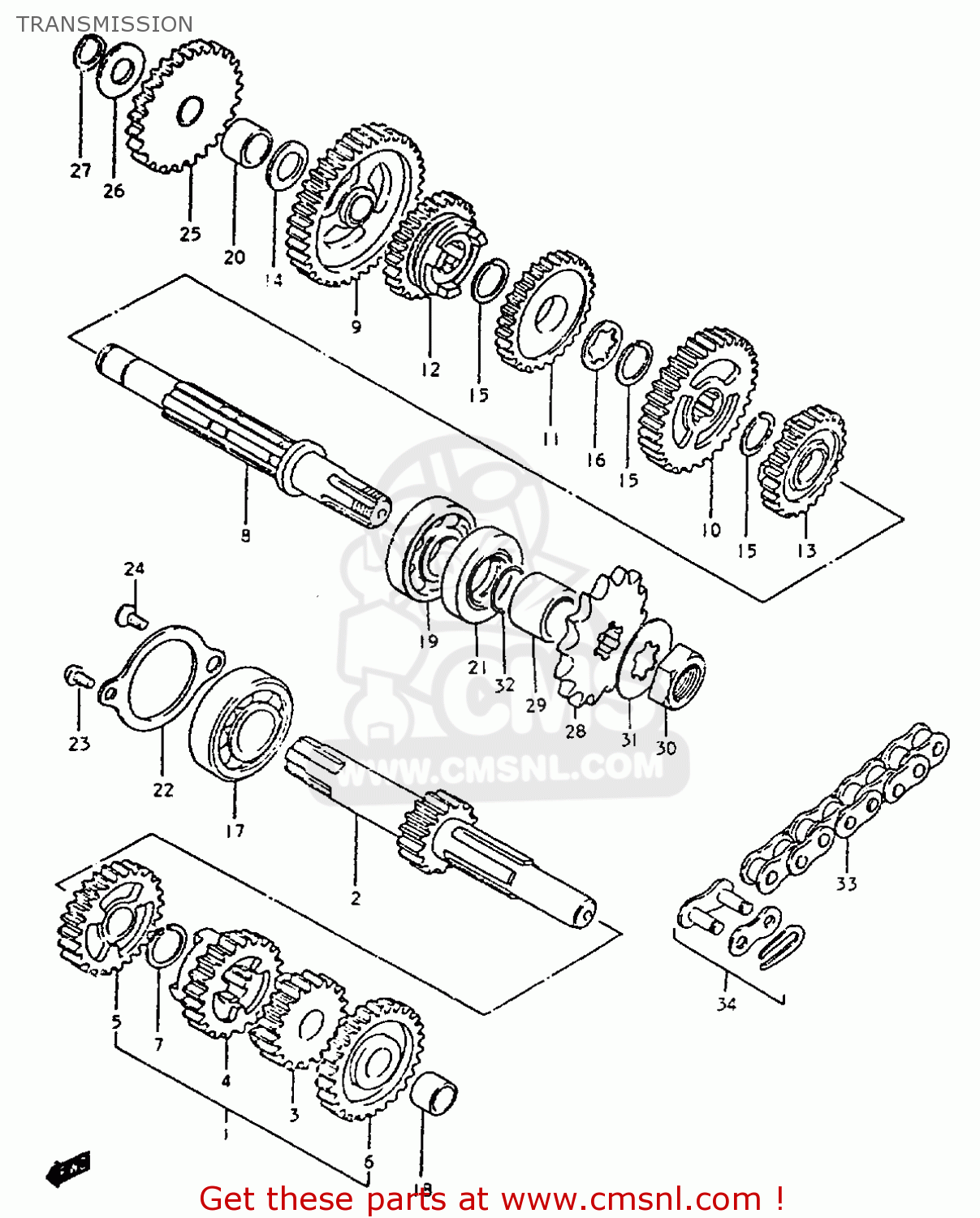 TRANSMISSION ZR50KE 1981 (X) (E02 E16 E22 E41)
