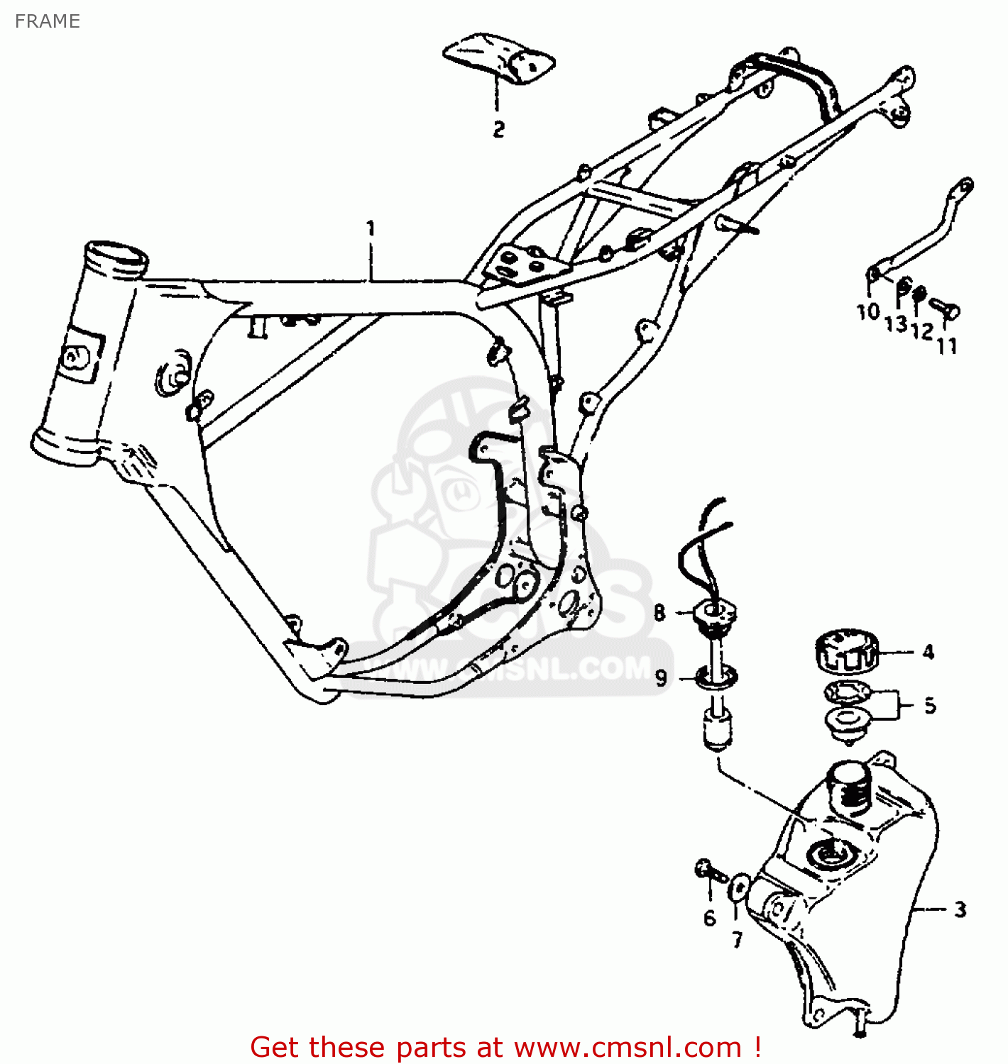 FRAME ZR50KE 1981 (X) (E02 E16 E22 E41)