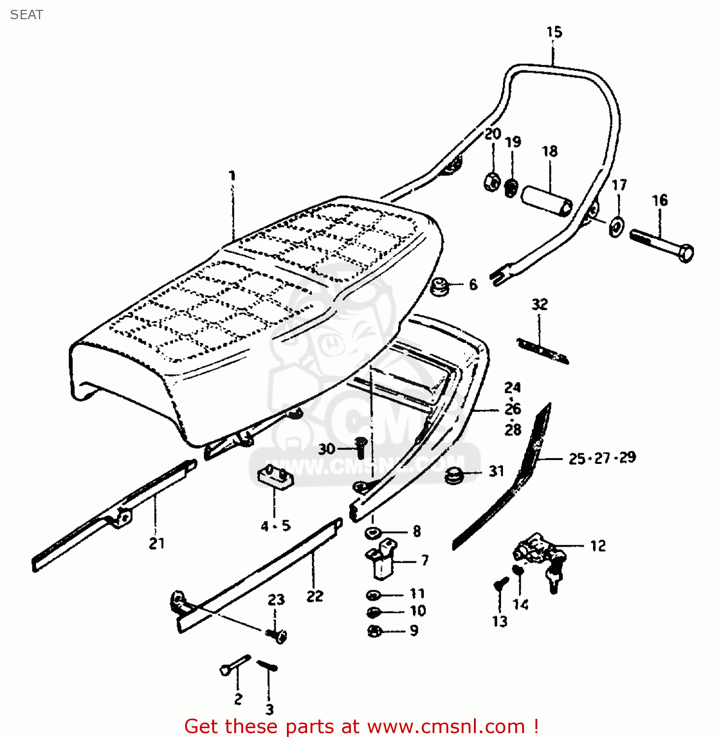 SEAT ZR50KE 1981 (X) (E02 E16 E22 E41)