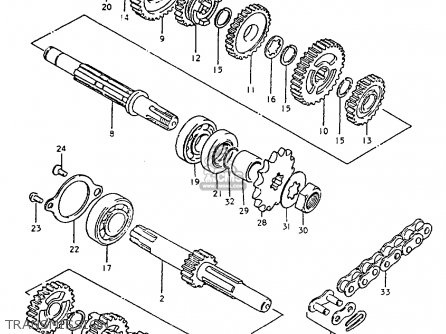 TRANSMISSION - ZR50KE 1981 (X) (E02 E16 E22 E41)