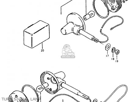 TURN SIGNAL LAMP - ZR50KE 1981 (X) (E02 E16 E22 E41)
