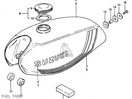 FUEL TANK - ZR50KE 1981 (X) (E02 E16 E22 E41)