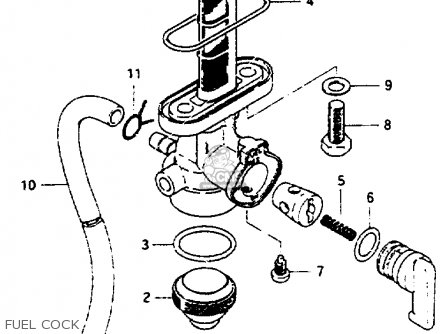 FUEL COCK - ZR50KE 1981 (X) (E02 E16 E22 E41)