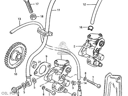 OIL PUMP - ZR50KE 1981 (X) (E02 E16 E22 E41)