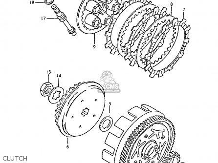 CLUTCH - ZR50KE 1981 (X) (E02 E16 E22 E41)