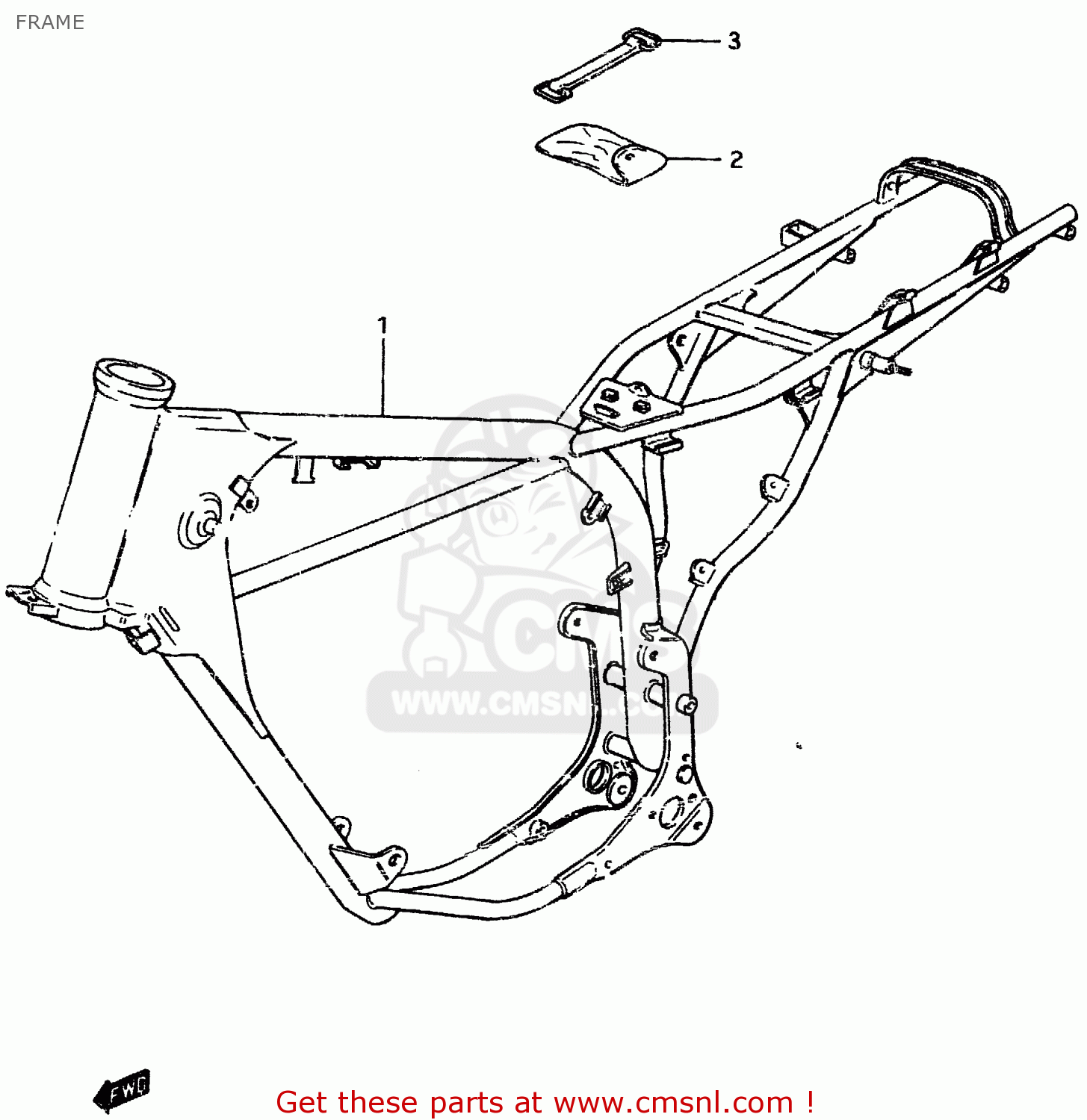 FRAME ZR50SK 1982 (X) (E02 E16 E17 E21 E41)
