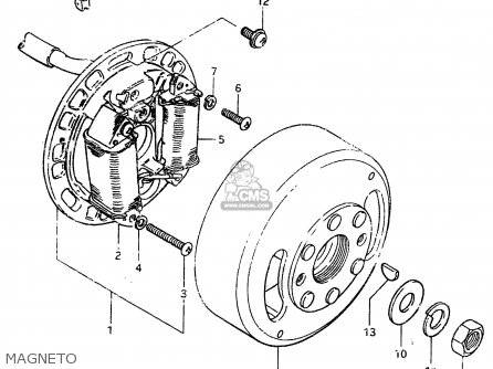 MAGNETO - ZR50SK 1982 (X) (E02 E16 E17 E21 E41)