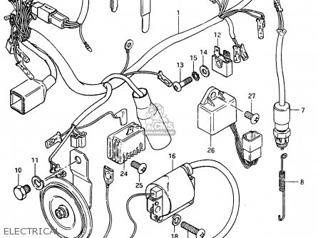 ELECTRICAL - ZR50SK 1982 (X) (E02 E16 E17 E21 E41)