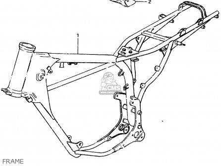 FRAME - ZR50SK 1982 (X) (E02 E16 E17 E21 E41)