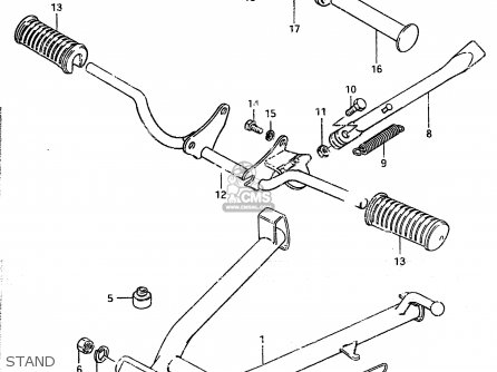 STAND - ZR50SK 1982 (X) (E02 E16 E17 E21 E41)