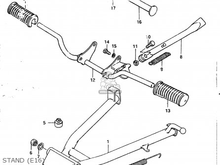STAND (E16) - ZR50SK 1982 (X) (E02 E16 E17 E21 E41)