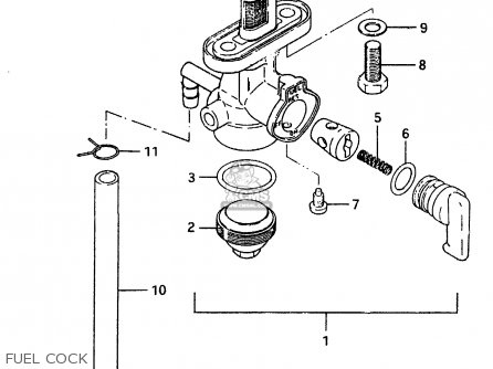 FUEL COCK - ZR50SK 1982 (X) (E02 E16 E17 E21 E41)