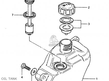 OIL TANK - ZR50SK 1982 (X) (E02 E16 E17 E21 E41)