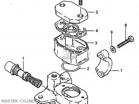 MASTER CYLINDER - ZR50SK 1982 (X) (E02 E16 E17 E21 E41)