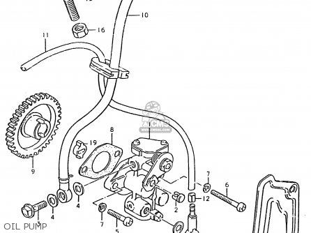 OIL PUMP - ZR50SK 1982 (X) (E02 E16 E17 E21 E41)