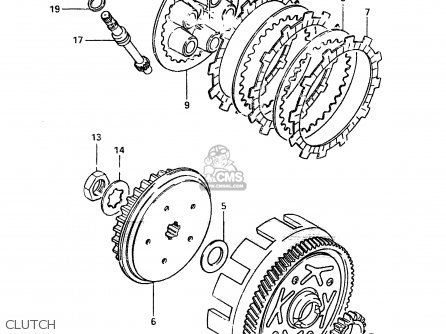 CLUTCH - ZR50SK 1982 (X) (E02 E16 E17 E21 E41)