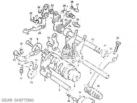 GEAR SHIFTING - ZR50SK 1984 (E) (E02 E16 E21)