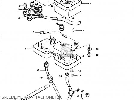 SPEEDOMETER - TACHOMETER - ZR50SK 1984 (E) (E02 E16 E21)