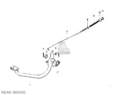 REAR BRAKE - ZR50SK 1984 (E) (E02 E16 E21)