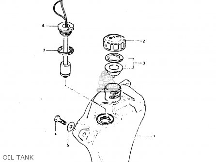 OIL TANK - ZR50SK 1984 (E) (E02 E16 E21)