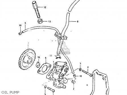 OIL PUMP - ZR50SK 1984 (E) (E02 E16 E21)