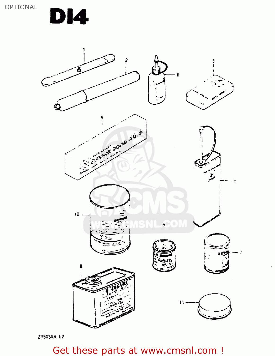 OPTIONAL ZR50SK 1987 (H) (E02 E16 E21)