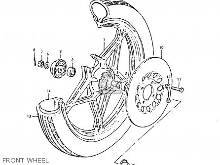 FRONT WHEEL - ZR50SK 1987 (H) (E02 E16 E21)